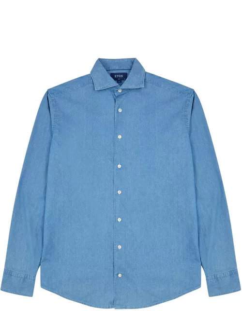 Eton Blue Chambray Shirt