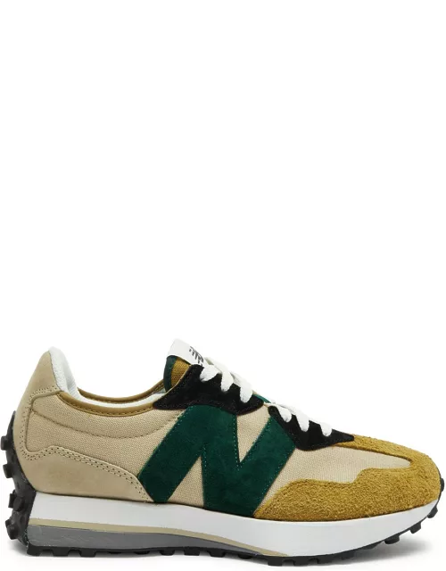 New Balance 327 Panelled Canvas Sneakers, Sneakers, Multicoloured