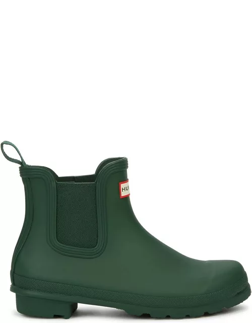 Hunter Original Rubber Chelsea Boots - Green