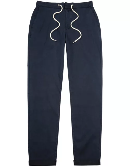 Paige Fraser Navy Stretch-jersey Trousers