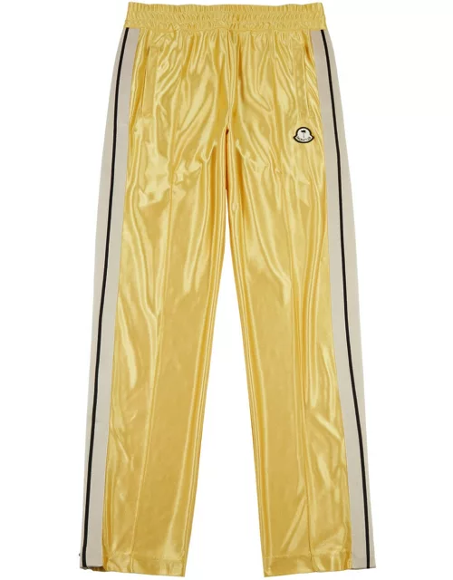 Moncler Genius 8 Moncler Palm Angels Satin-jersey Track Pants - Yellow