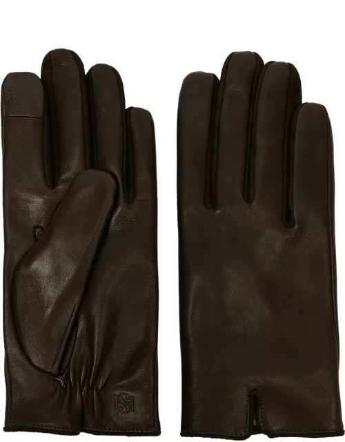 Handsome Stockholm Essentials Leather Gloves - Tan