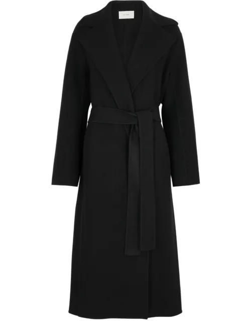 The Row Malika Wool-blend Coat - Black