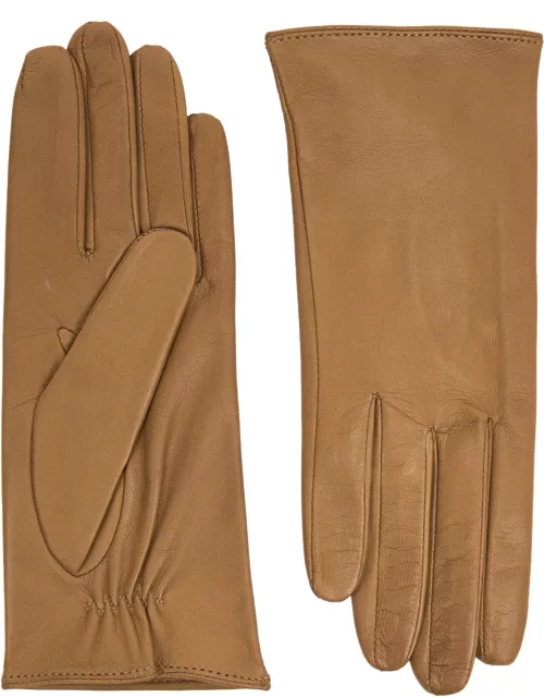 Handsome Stockholm Essentials Leather Gloves - Camel