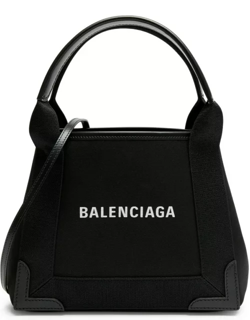 Balenciaga Cabas XS Logo Canvas Tote, Tote Bag, Black, Canva
