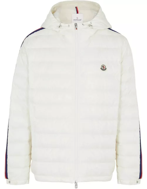 Moncler Agout Quilted Shell Jacket - Off White - 2, Men's Designer Shell Jacket, Male