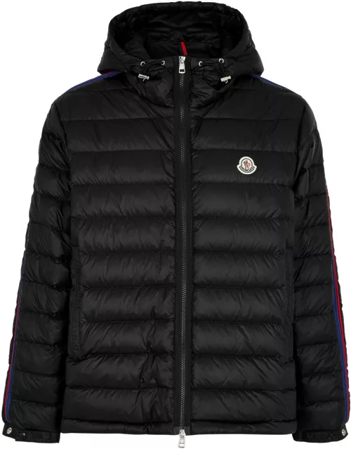 Moncler Agout Quilted Shell Jacket - Black - 2, Men's Designer Shell Jacket, Male