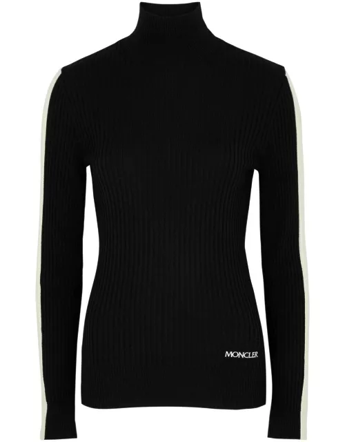 Moncler Ribbed Wool top - Black