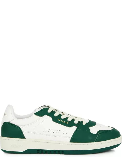Axel Arigato Dice Lo Panelled Leather Sneakers - White And Green