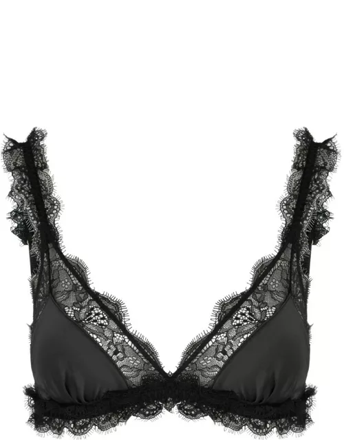 Love Stories Love Lace Panelled Soft-cup bra - Black - 32AB