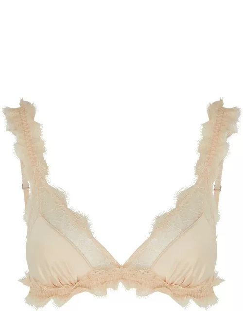 Love Stories Love Lace Panelled Soft-cup bra - Cream - 32AB
