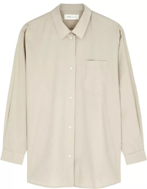 Skall Studio Edgar Cotton Shirt - Light Grey