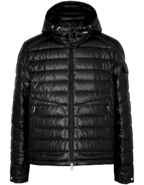 Moncler Lauros Quilted Shell Jacket - Black - 6, Men's Designer Shell Jacket, Male