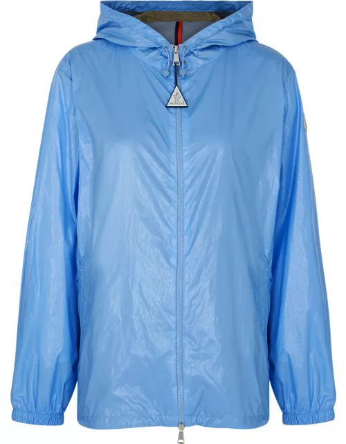Moncler Wuisse Coated Cotton-blend Jacket - Blue