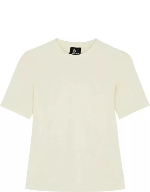Moncler Grenoble Day-Namic Stretch-jersey T-shirt - Ivory