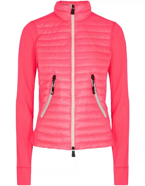 Moncler Grenoble Day-Namic Quilted Shell and Stretch-jersey Jacket - Pink