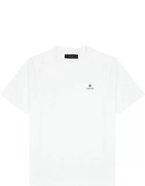 Amiri Bar Logo-print Cotton T-shirt - White