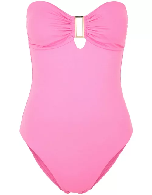 Melissa Odabash Como Strapless Swimsuit, Swimsuit, Pink