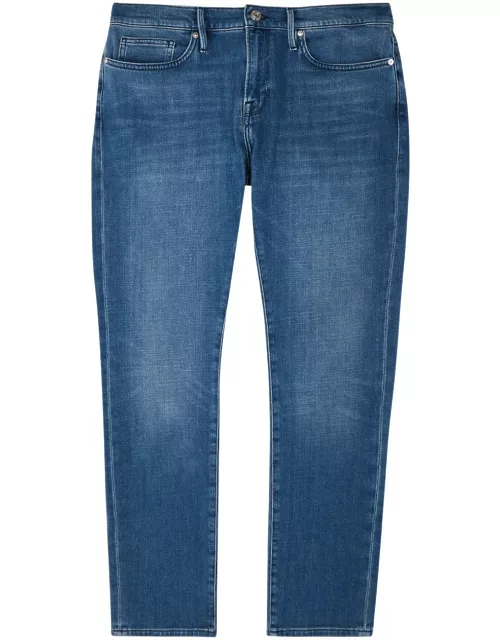 Frame L'Homme Slim-leg Jeans - Mid Blu