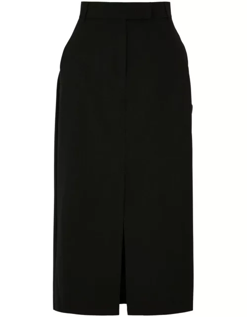 Marella Zaza Stretch-crepe Midi Skirt - Black