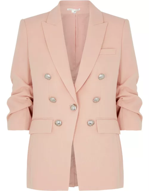 Veronica Beard Tomi Dickey Double-breasted Blazer - Light Pink