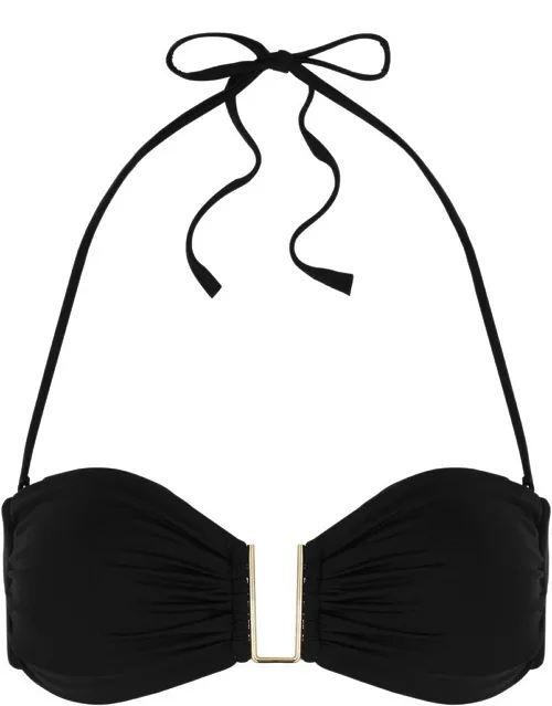 Melissa Odabash Barcelona Bandeau Bikini Top, Bikini Top, Black
