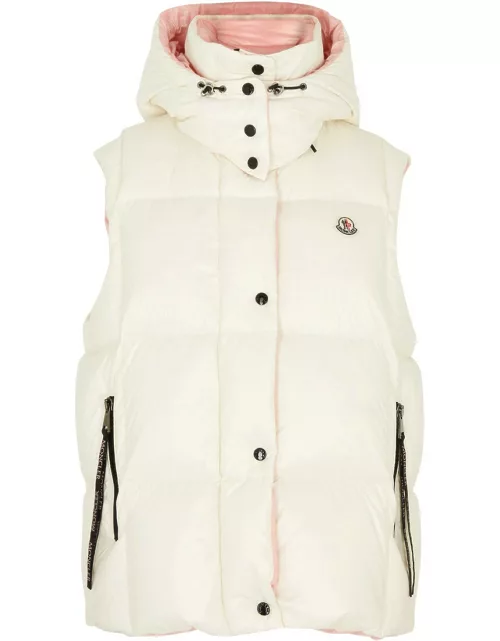 Moncler Luzule Quilted Shell Gilet - White