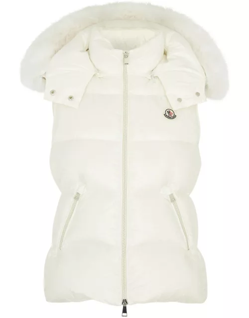 Moncler Gallinule Quilted Shell Gilet - Off White - 0 (UK 8 / S)