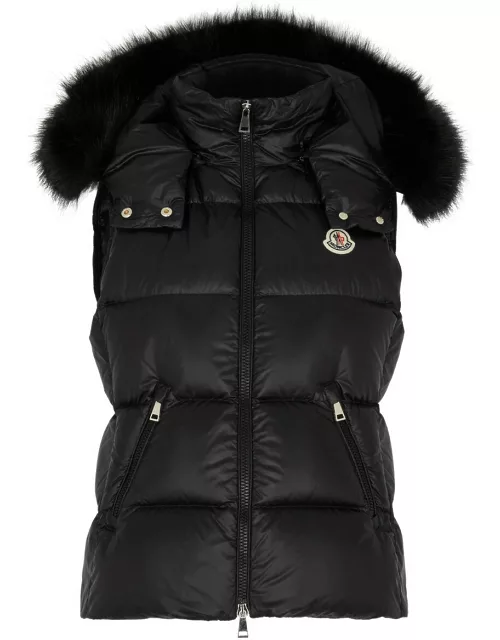 Moncler Gallinule Quilted Shell Gilet - Black - 0 (UK 8 / S)