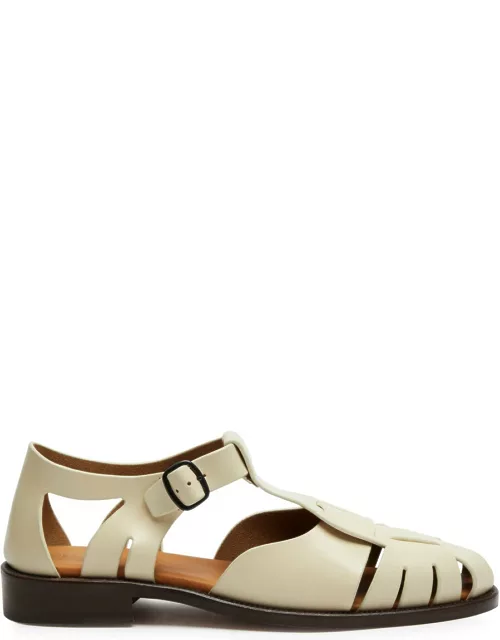 Hereu Pesca Leather Sandals - Off White