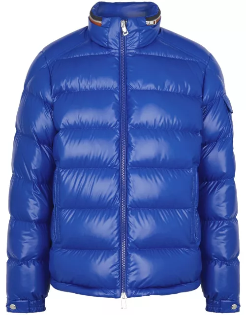 Moncler Bourne Quilted Shell Jacket - Blue - 2, Men's Designer Shell Jacket, Male