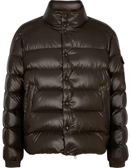 Moncler Lule Quilted Shell Jacket - Brown