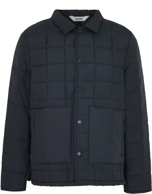 Rains Liner Quilted Shell Jacket - Navy
