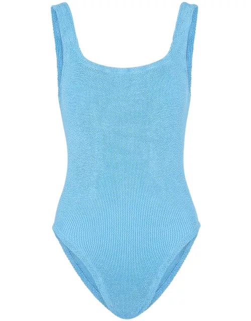 Hunza G Seersucker Swimsuit - Blue - One