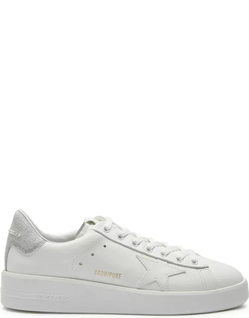 Golden Goose Pure Star Leather Sneakers - White