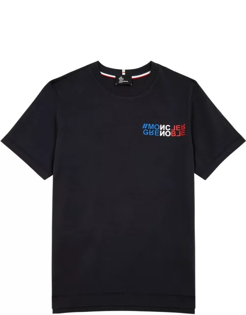 Moncler Grenoble Logo Cotton T-shirt - Navy