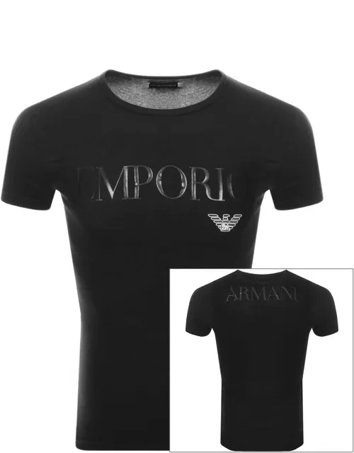 Emporio Armani Lounge Slim Fit T Shirt Black