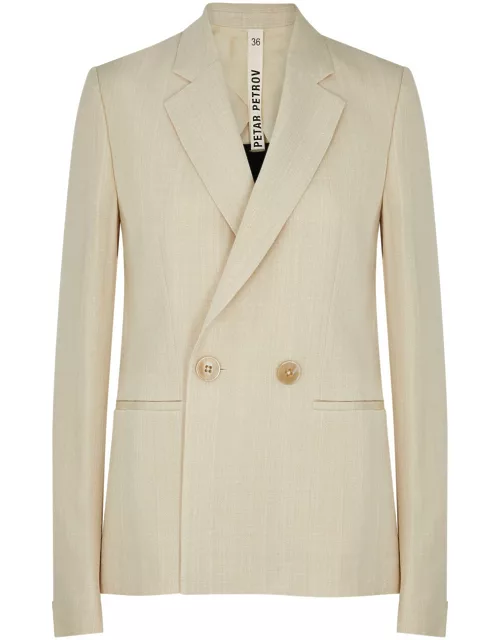 Petar Petrov Serious Double-breasted Blazer - Ivory
