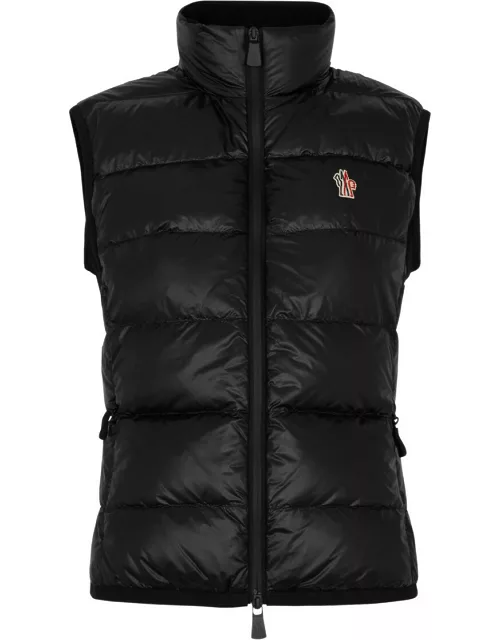 Moncler Grenoble Day-Namic Quilted Shell and Stretch-jersey Gilet - Black