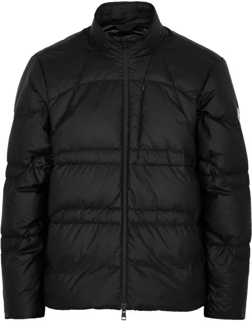 Moncler Biham Quilted Shell Jacket - Black - 4, Men's Designer Shell Jacket, Male