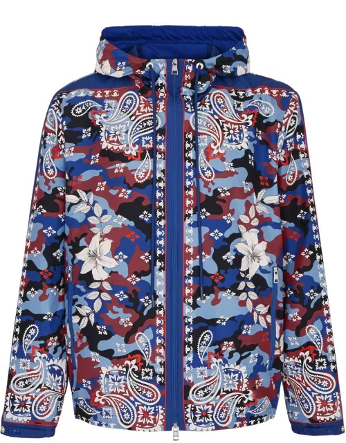 Moncler Hotay Printed Shell Jacket - Multicoloured - 3, Men's Designer Shell Jacket, Male