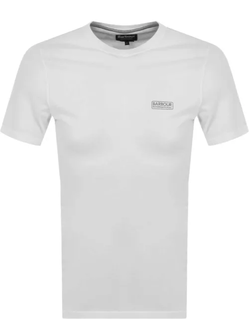 Barbour International Logo T Shirt White