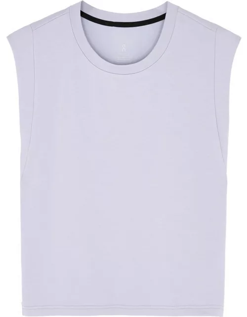 ON Focus Crop Stretch-jersey top - Lilac