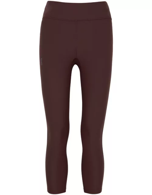 ON Active Cropped Jersey Leggings - Brown