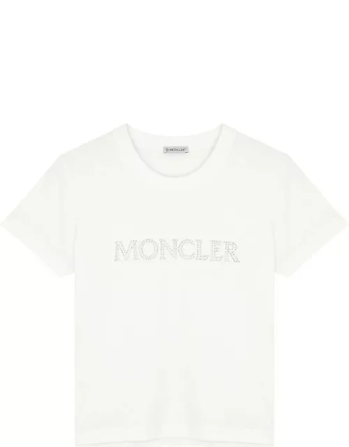 Moncler Logo-embellished Cotton T-shirt - White