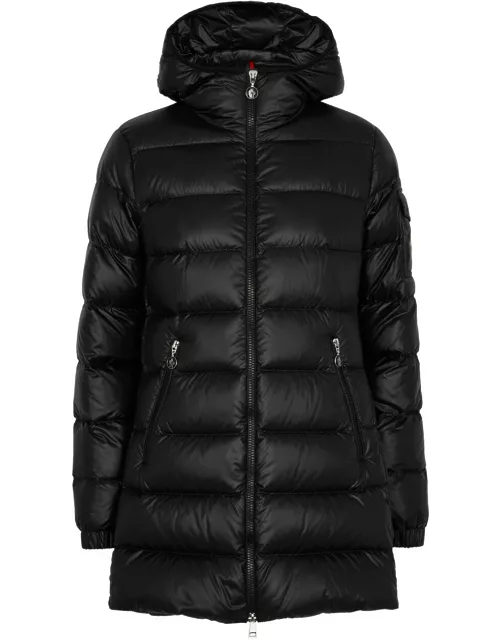 Moncler Glements Hooded Quilted Shell Coat - Black - 0 (UK 8 / S)