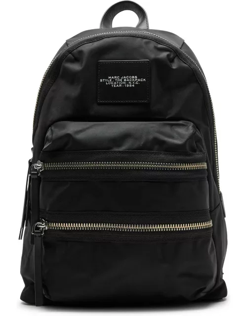 Marc Jacobs The Biker Large Nylon Backpack - Black