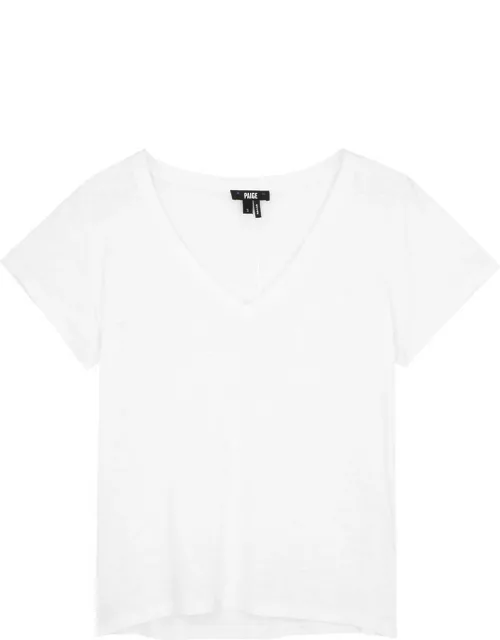 Paige Zaya Cotton-blend T-shirt - White