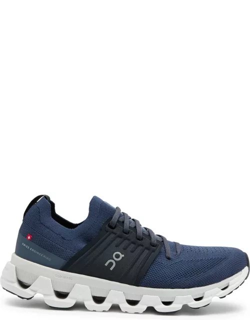 ON Running Cloudswift 3 Panelled Mesh-knit Sneakers - Blue - 11, on Running Trainers, Rubber
