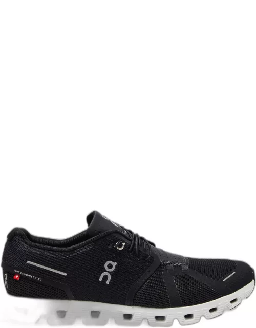 ON Running Cloud 5 Mesh Sneakers - Black - 11, on Running Trainers, Leather